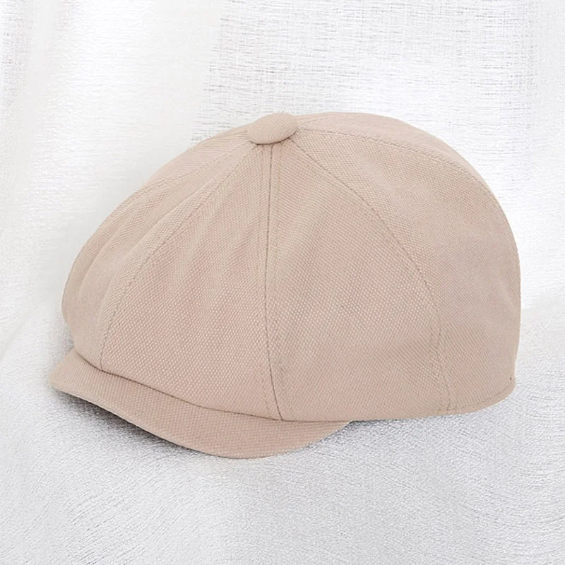 2024 Autumn Kids Hat Solid Color Baby Boy Beret Hats Simple Caps for Children Korean Girls Accessories Photography Props