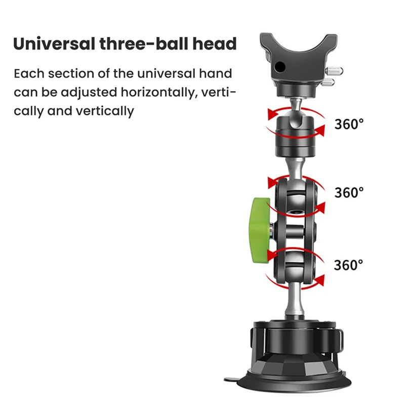 New LanParte New Phone Holder Car Phone Holder Stabilizer Phone Selfie Stick 360° Rotating Bracket