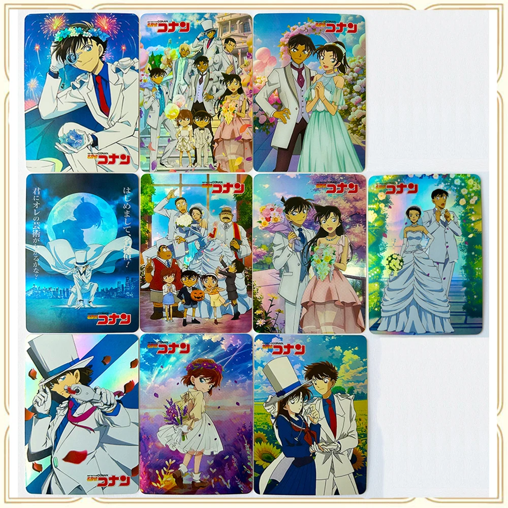 

Аниме История богини DIY ACG Mouri Ran Conan Edogawa Kudou Shinichi Advanced Glitter Коллекционная карта Рождественский подарок на день рождения