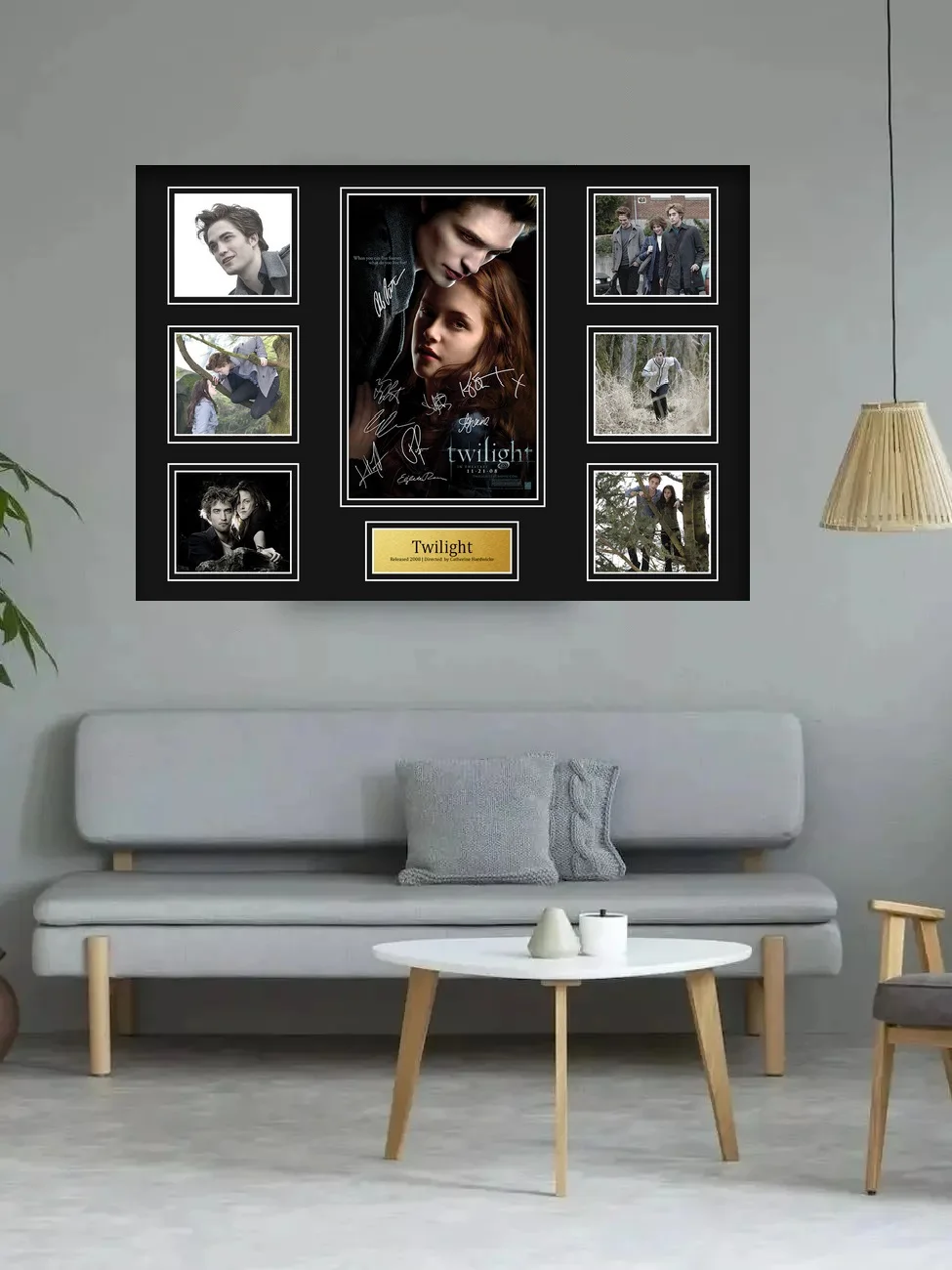 Twilight Movie Autographed Signed, Print Art Canvas Poster, For Living Room Decoration, Home Wall Decor Picture