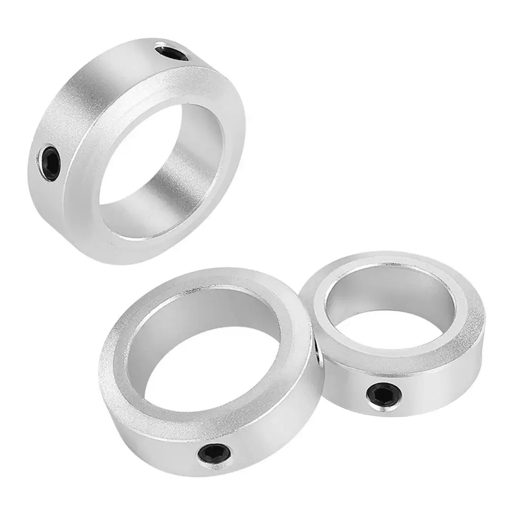 1Pcs Aluminum Alloy Fixed Locking Limit Ring Stop Screw Type Retainer Locator Shaft Collar with Screws 6-30mm Diameter