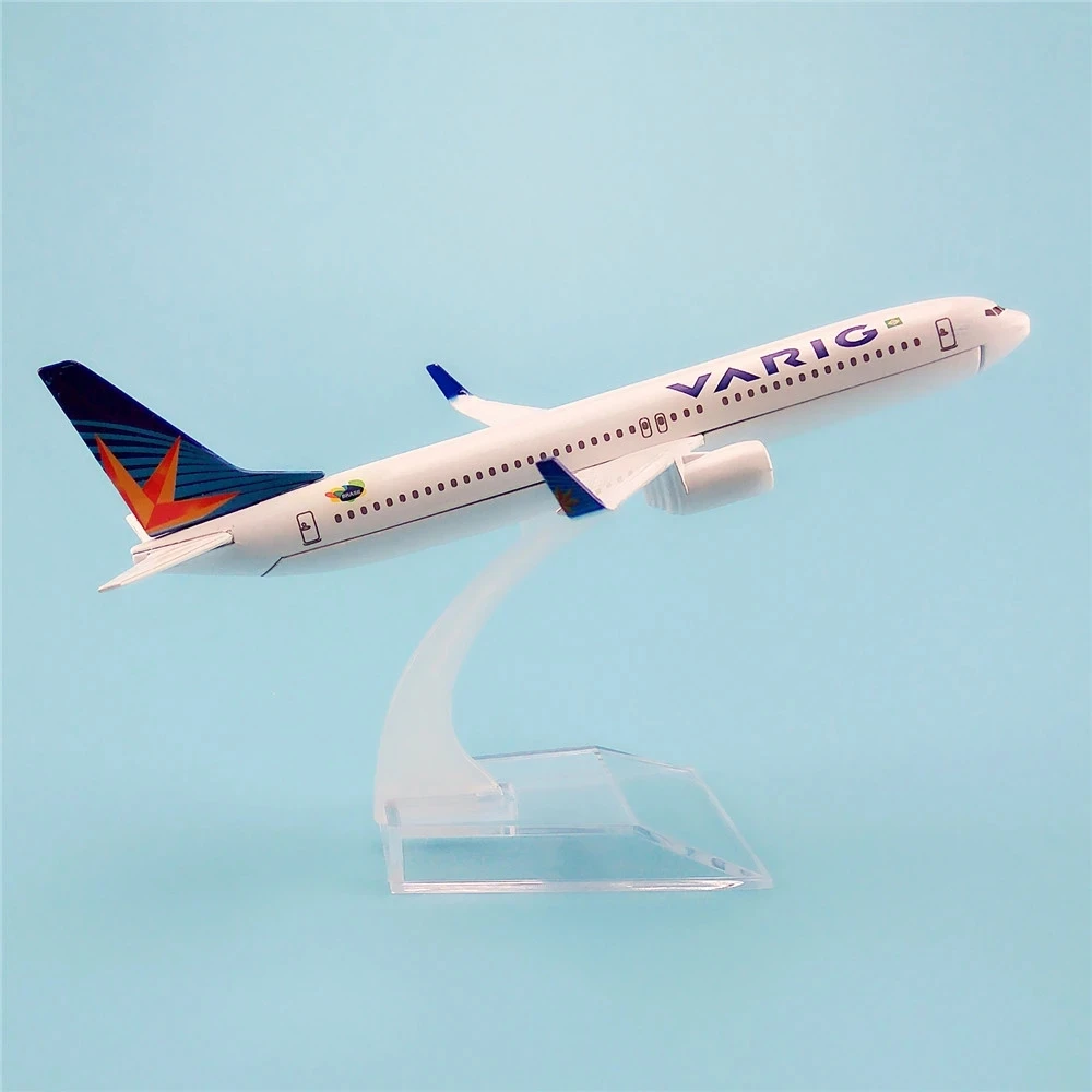 

1:400 Diecast Metal Model Plane Toy 16 cm B737 Brazilian VARIG Airlines Toy Plane For Children Replica For Collection