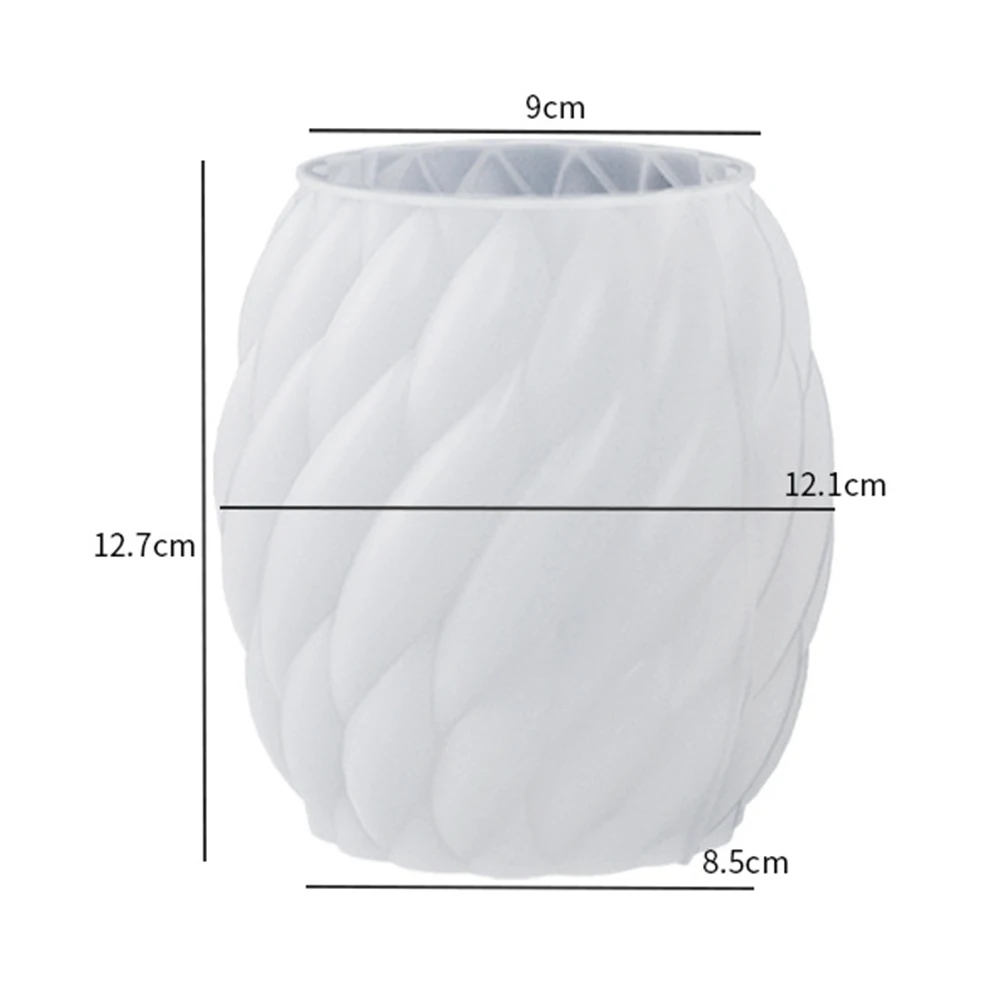 Candle Supplies Silicone Template A-romatherapy Candle Plaster Candle Stencil Craft DIY DIY Silicone Spiral Wave