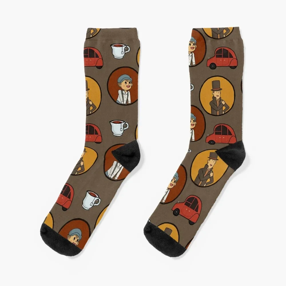 

Puzzle duo Socks Lots custom sports Women's Socks Men's