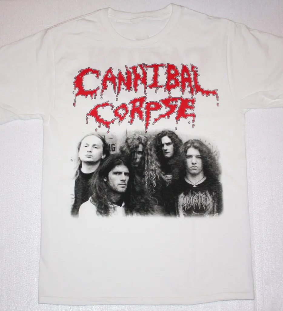 

Мужская футболка ADULTS Cannibal Corpse Band, белая футболка, все размеры 75
