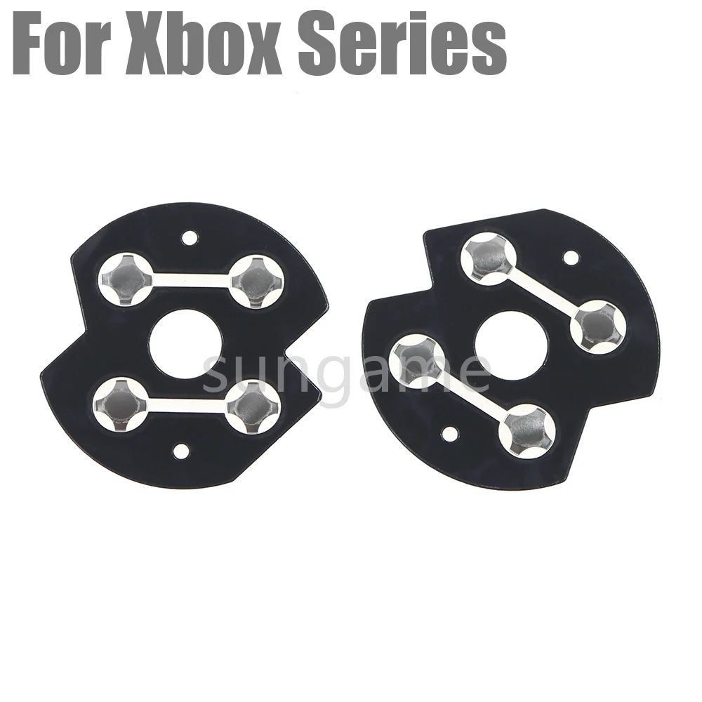 5pcs Conductive Film Sticker for XSS XSX Controller Replacement D-Pad Button Metal Dome for Xbox Series X/S