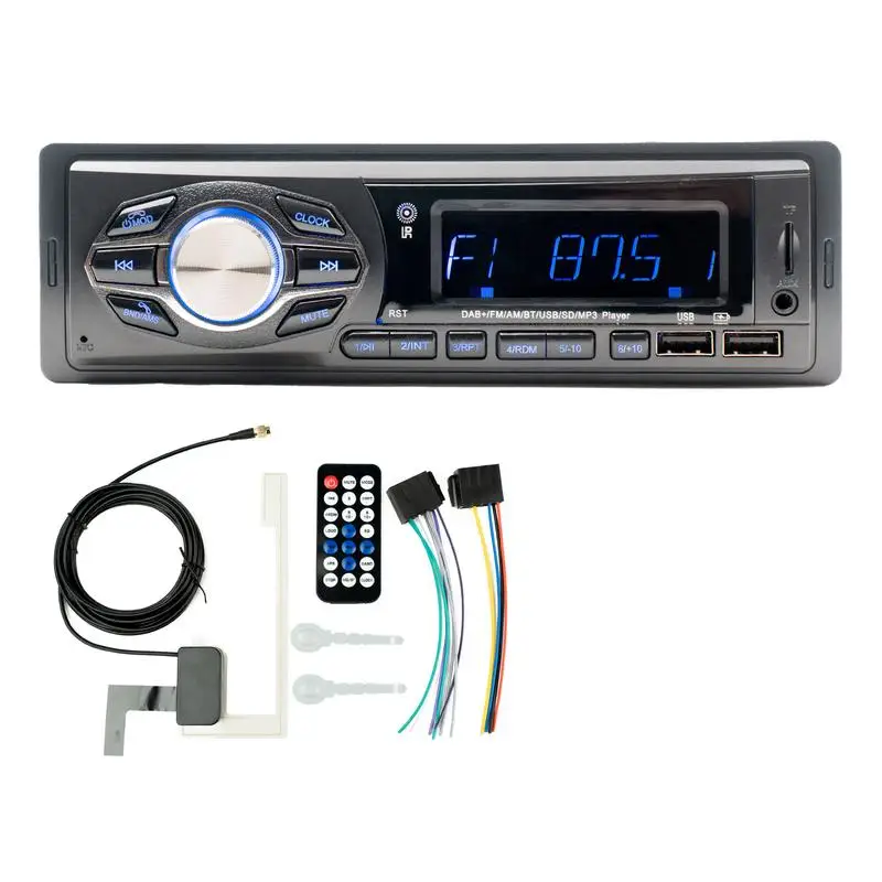 

Radio Car Stereo Car Stereo MP3 Player With BT LCD Single DIN Car Stereo MP3 Player With BT 5.0 FM/AM/DAB Radio For Car