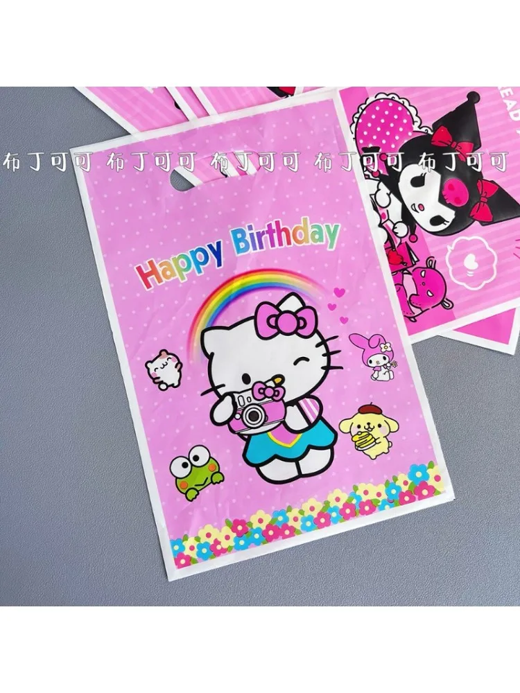 Sanrio cartoon cute Hello kitty hand-held gift bag animation creative high-looking Christmas birthday bag holiday gift wholesale