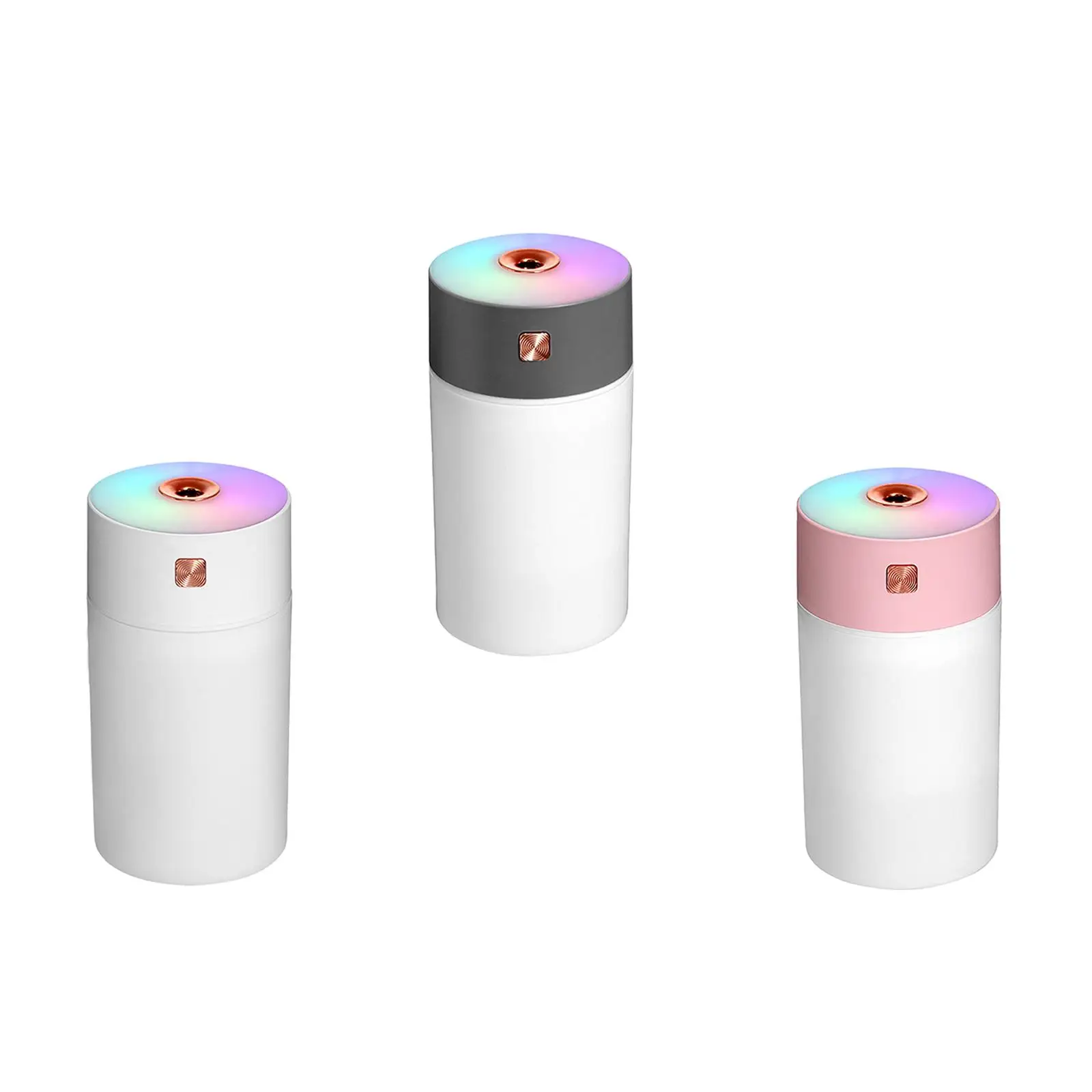 가정용 미니 자동차 공기 가습기, 2 가지 스프레이 모드, 자동차 카운터 무소음 300ml