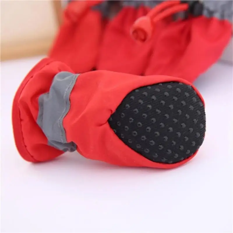 Chihuahua Non-slip Rain Boots Comfortable Not Wet Feet Cotton Nylon Cloth Pet Supplies Boots Convenient Keep Warm Household