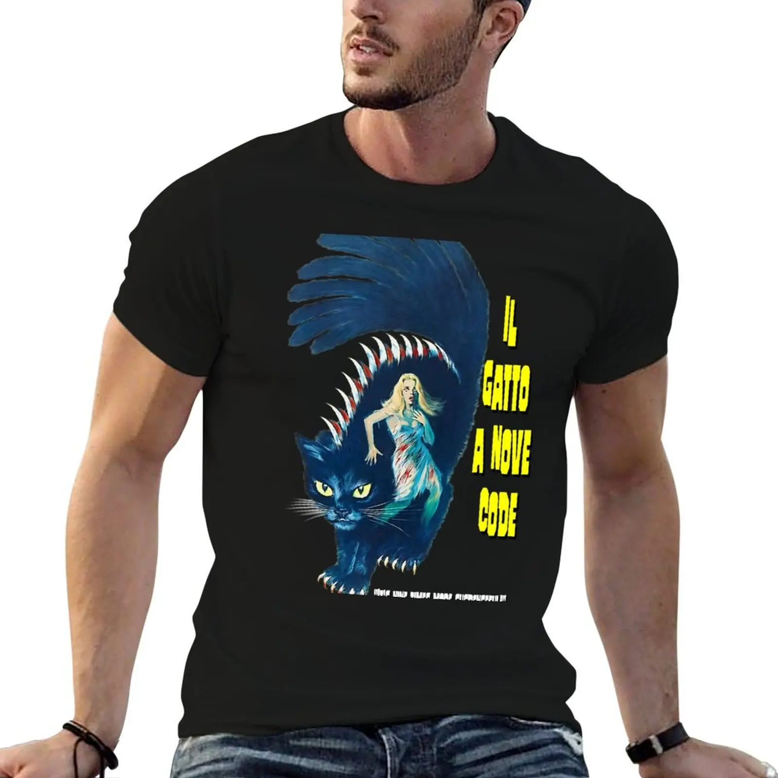 

shirts for man t t 100% Code Gatto shirt T-Shirt Nove graphic graphic shirts a cotton man tees t Il