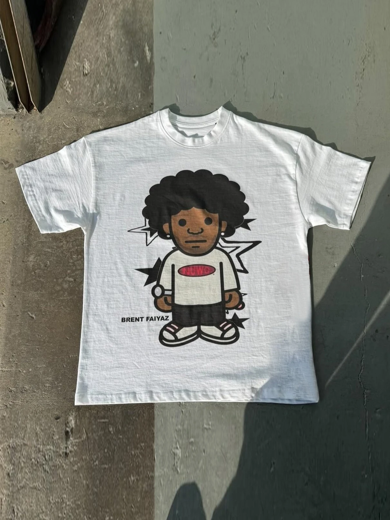 Sonder Brent Faiya.Z Casual Print Summer T-shirt Comfortable And Versatile Letter Pattern Cotton Tee Casual Retro Y2K Tee Tops