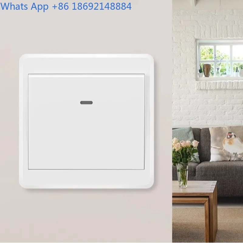 

Remote Control Switch Wireless Smart Dual Control 220V Household Light Control Freely Stick Wireless Panel Smart