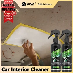 AIVC Car Interior Cleaner Agent Ceiling Cleaner Leather Flannel Woven Fabric Water free Multipurpose Auto Dash Cleaning Tool
