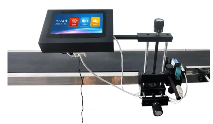 A máquina de impressão automática do Inkjet, nenhuma limpeza, suporte com transporte na linha, nunca obstruem