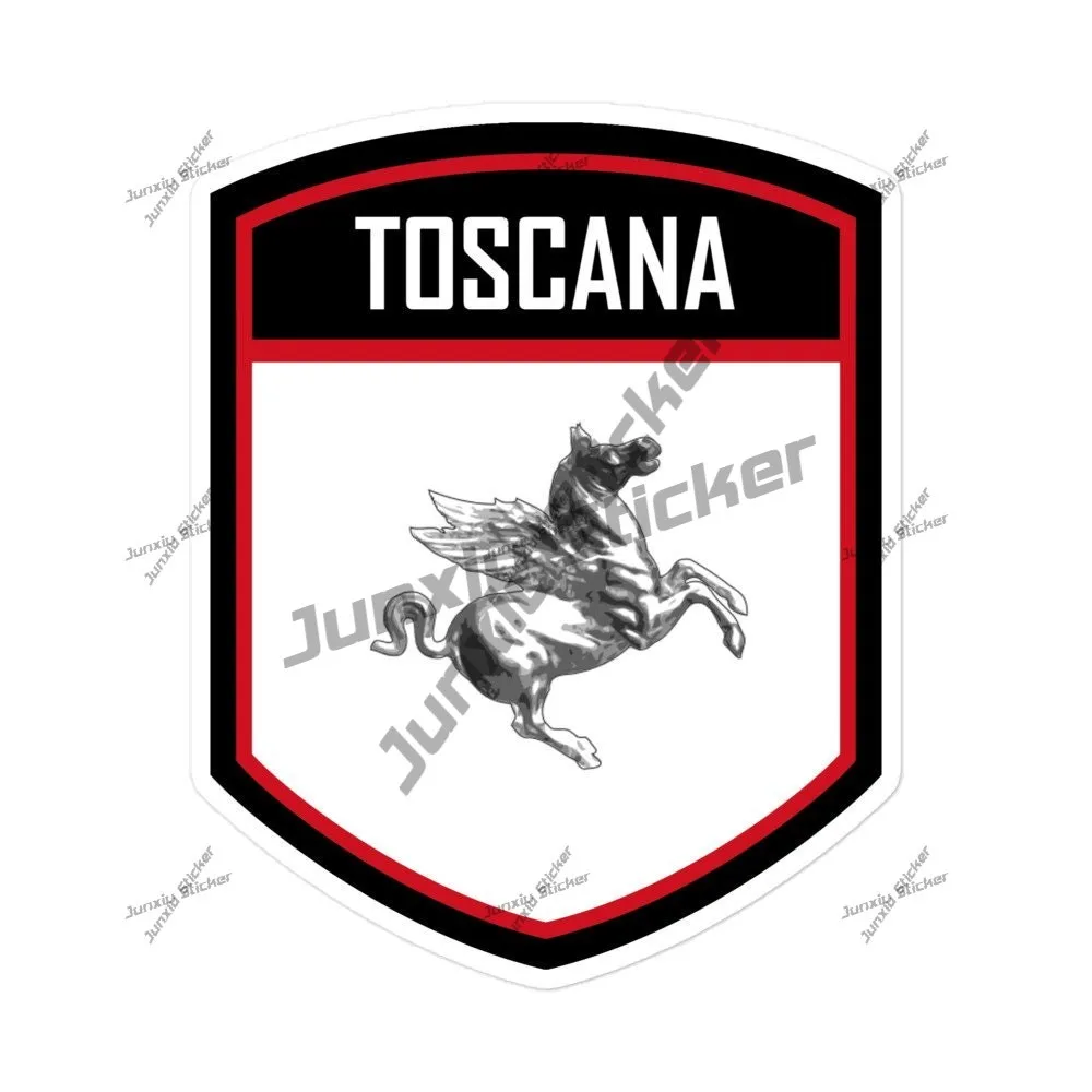 

Region Of Tuscany Italy Flag Emblem Sticker Toscana Italia Vinyl Pvc Decal Accessories Motorsport Racing Decoration Camper