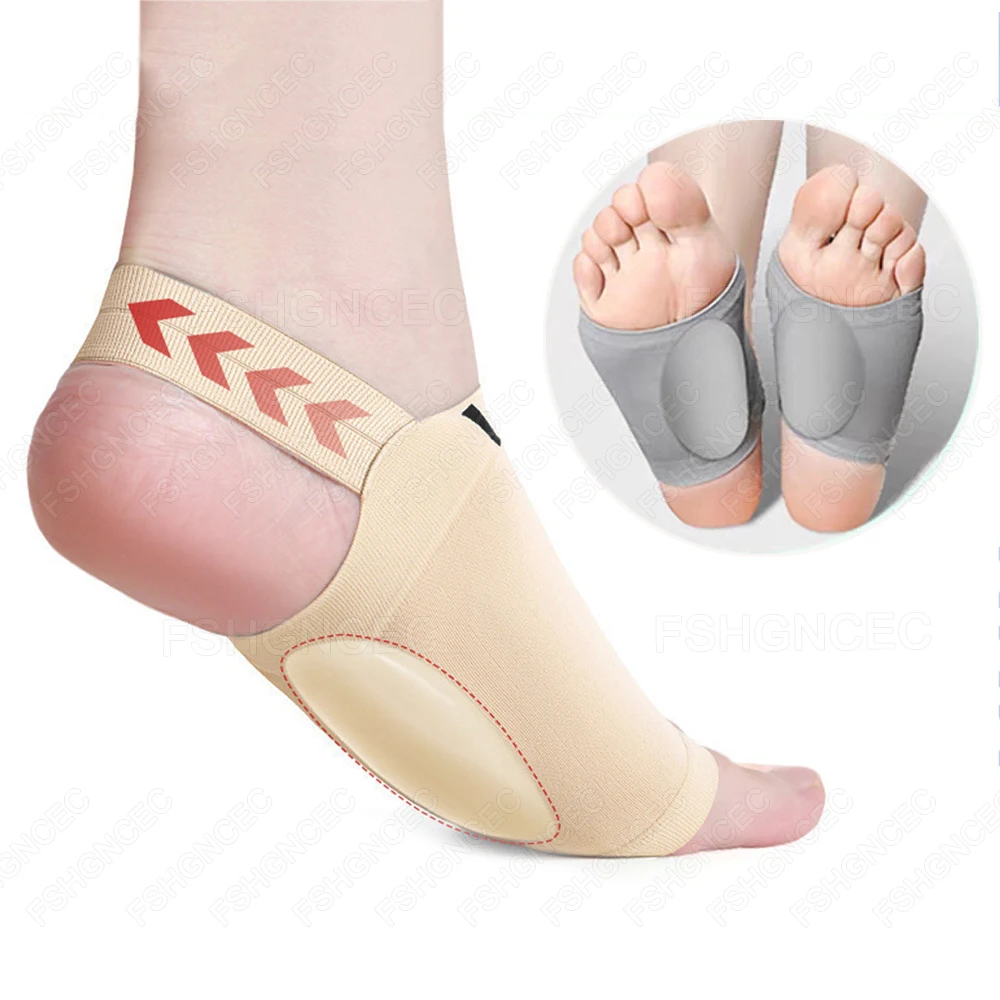 

Gel Orthopedic Insoles for Man Woman Arch Support Foot Pads for FlatfFoot Plantar Fasciitis Pain Relief Insole Comfortable Socks