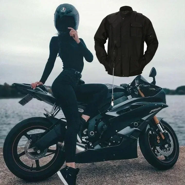 Unisex Safety Inflated Airbag Jacket for Motorbike Reflective Oxford Fabric Plus Size OEM Motorcyclist Suit Reflective Features