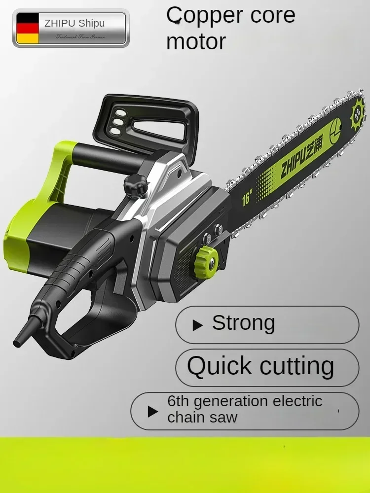 220V Professional Grade Electric Chainsaw for Cutting Firewood and More