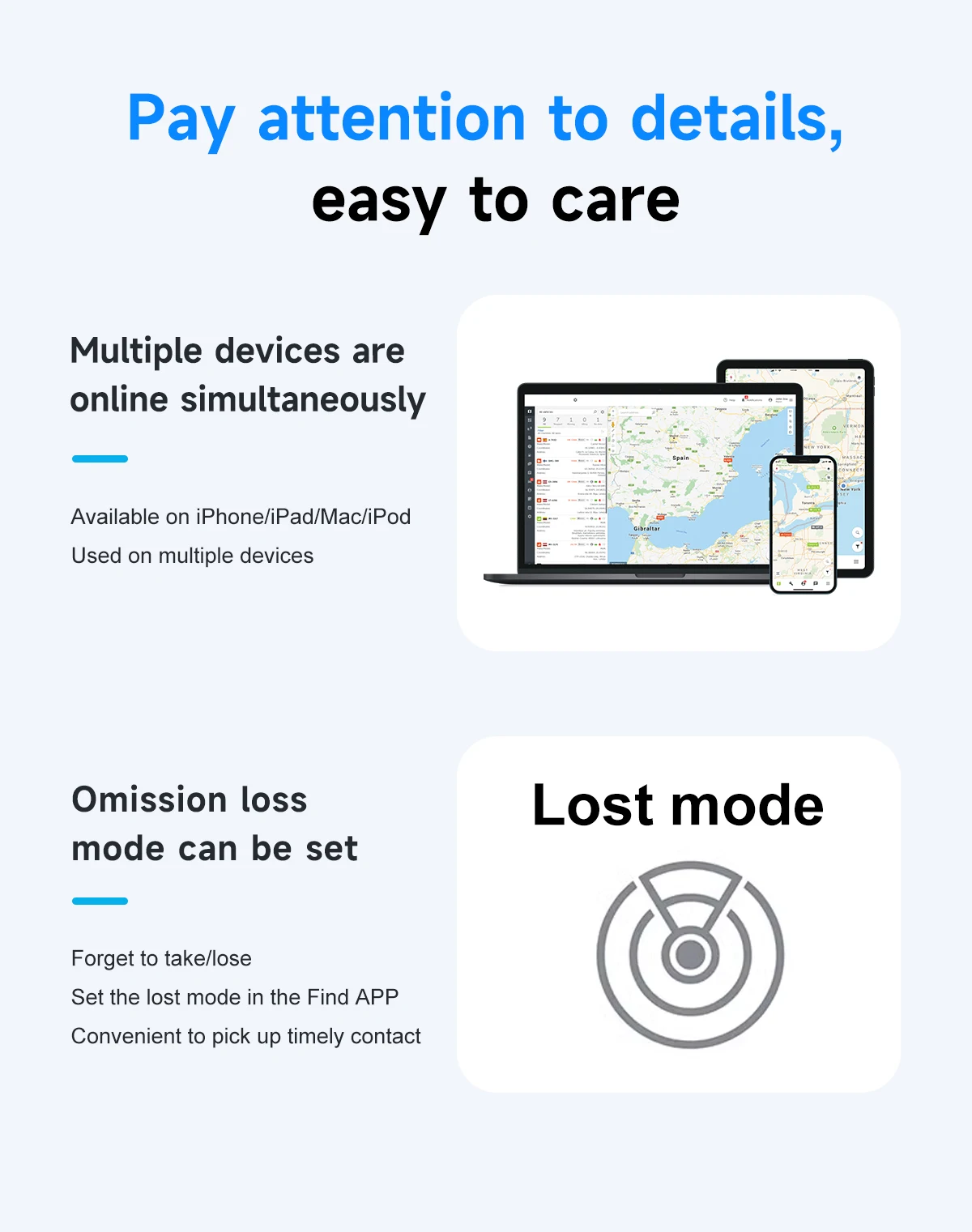 Lokalizator Tag Tracker dla systemu Apple iOS Find My App Lokalizator Kluczy Dziecięcych Zwierząt Rowerów Torb Antyzgubieniowy Inteligentny Bluetooth Airtag H03