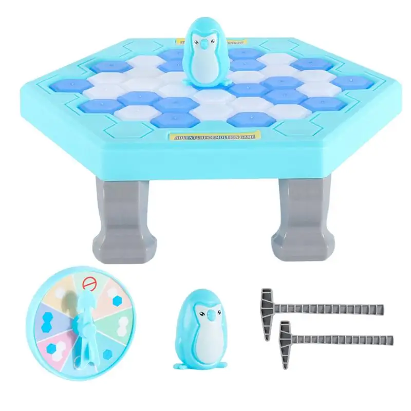 Penguin Ice Game Save Penguin Break Ice Board Game Puzzle Toy Family Funny Game Interactive Table Game For Kids Ages 3 And Up