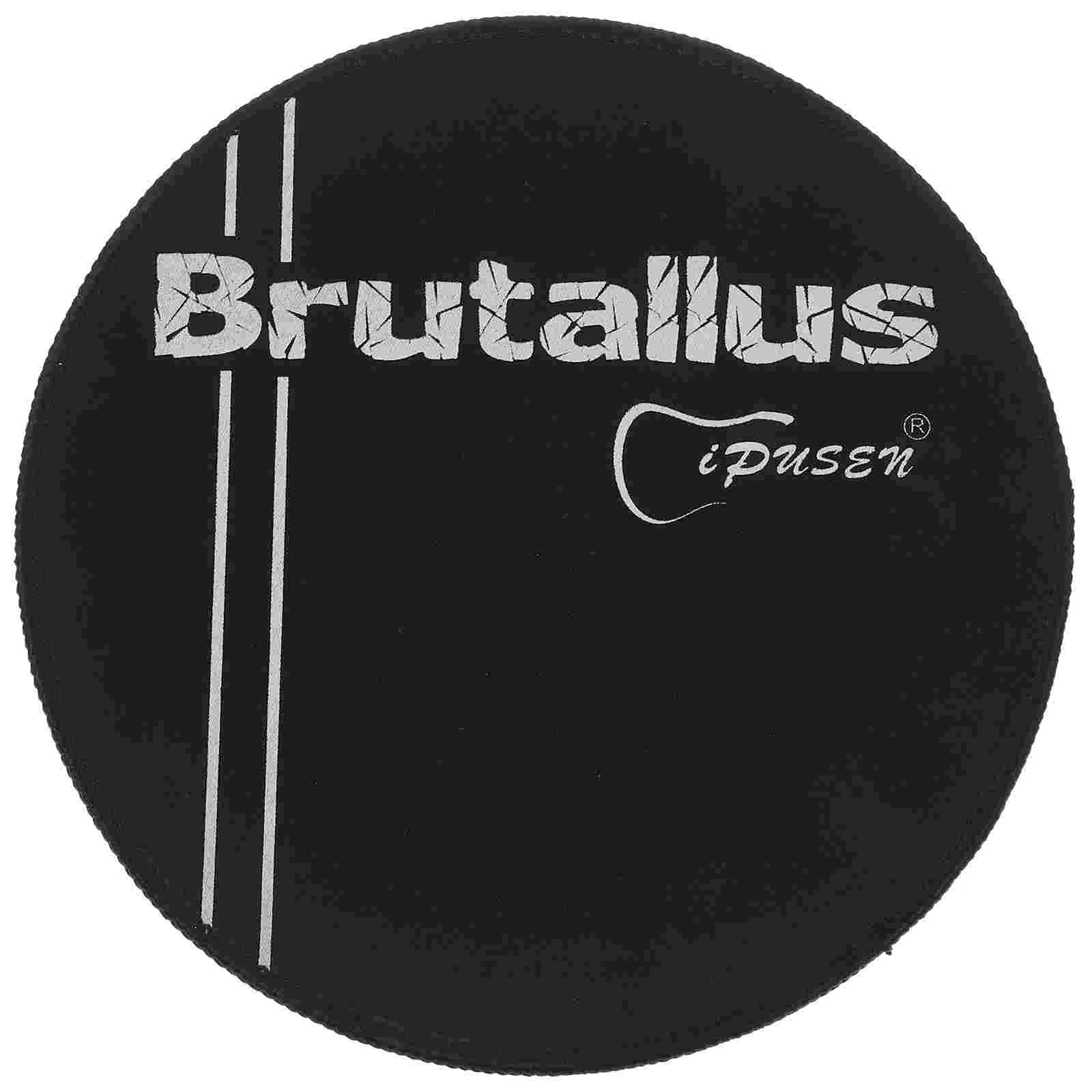 Quiet Drum Pad Leistungsstarkes (schwarzes 8-Zoll-Pad) Bremsenentlüftungsset Zubehör Übungsmatte Snare Tenor