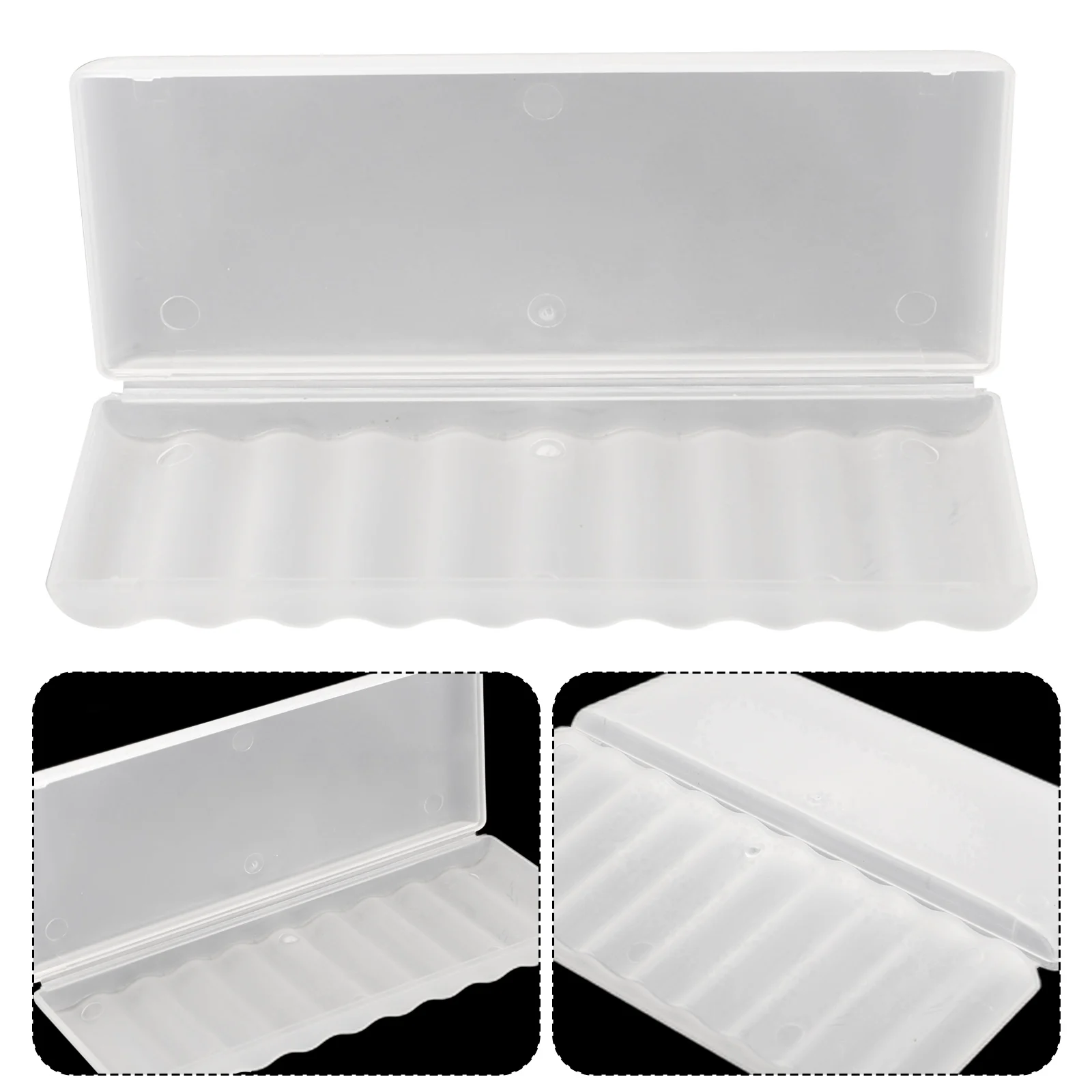 Cajas de herramientas Caja de plástico para batería Cerrada firmemente ambiental Alta precisión Blanco Hogar Sala de estar Almacenamiento de batería