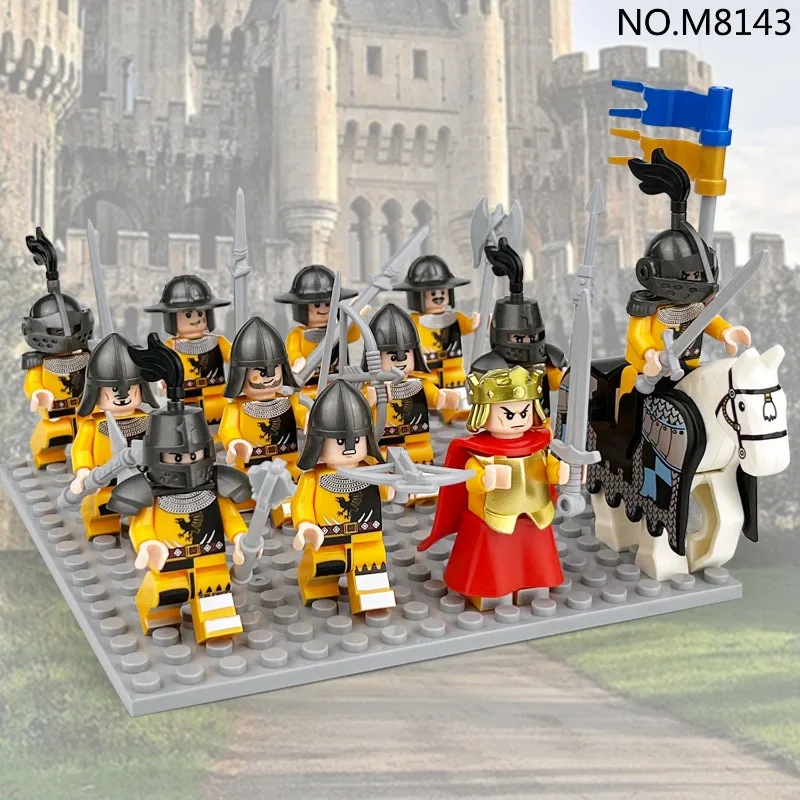 

Конструктор Meigao «Злой рыцарь» M8143: средневековая одежда для лошади, мелкие детали, оптовая продажа для трансграничной торговли