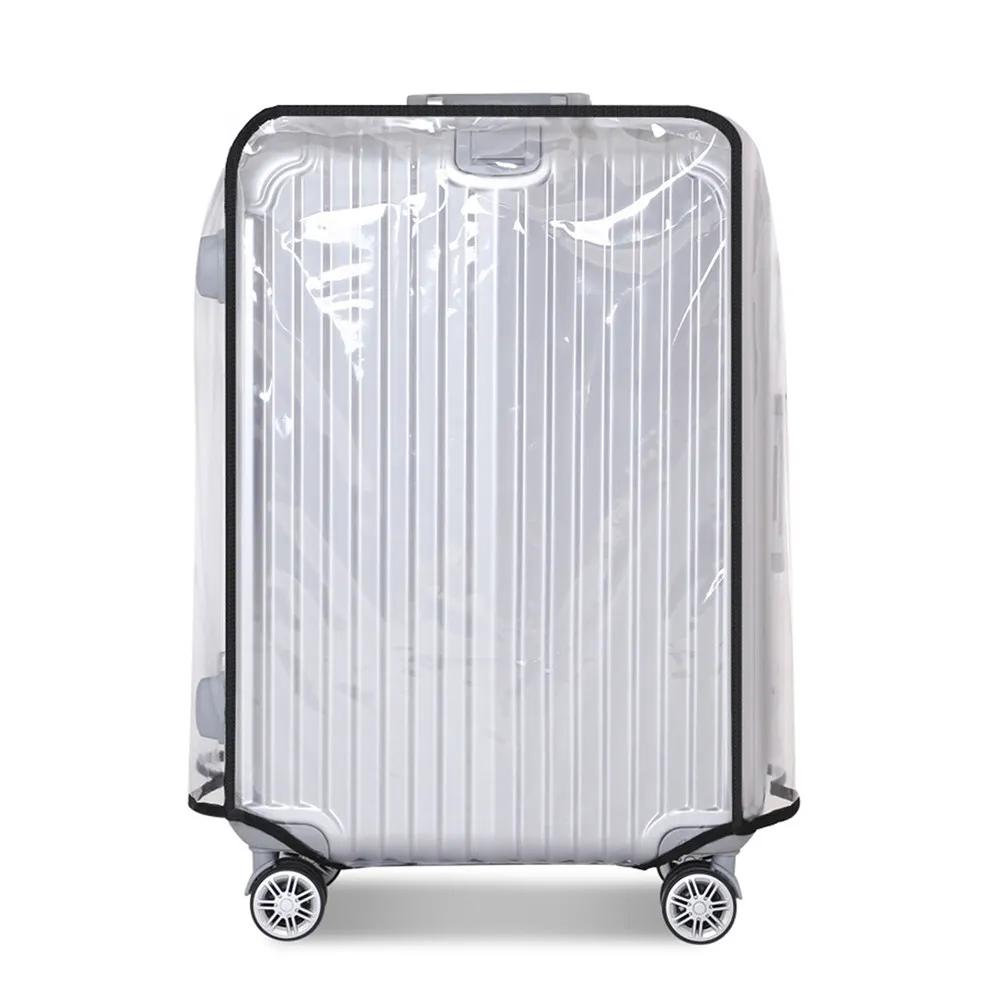 

Чехол для чемодана 26 дюймов, прозрачный, защитный, с прочным клеевым покрытием, устойчивый к царапинам и пыли, легко моется, декоративный
