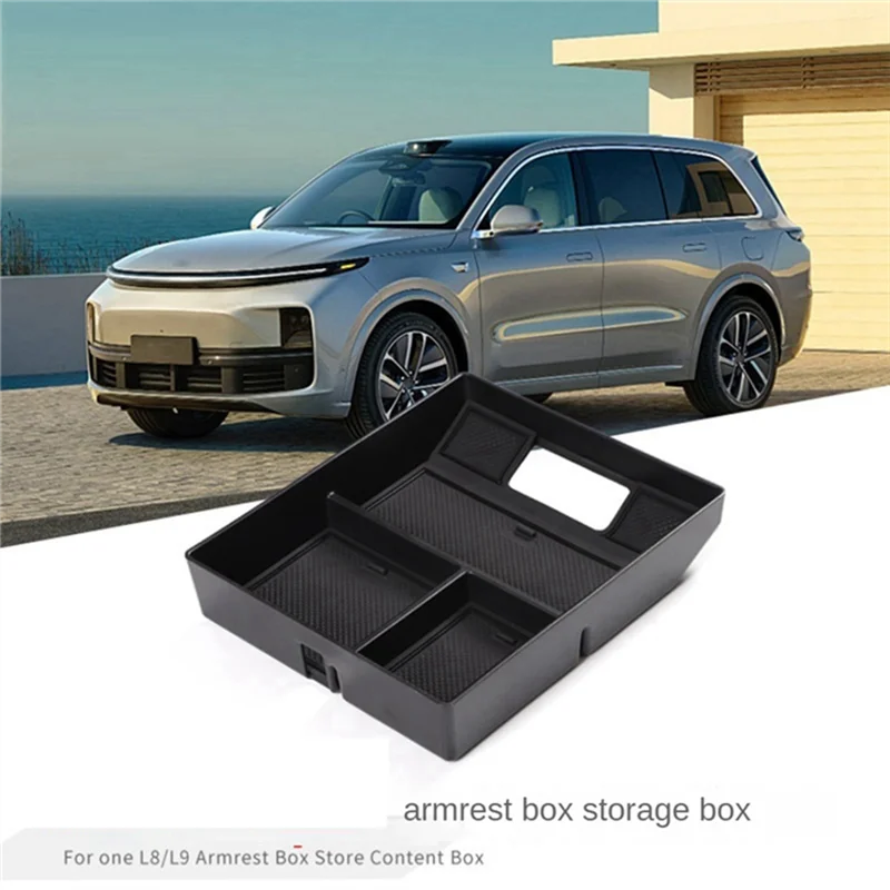 A19F-1 قطعة وحدة التحكم المركزية مسند الذراع صندوق صندوق تخزين منظم البلاستيك لوازم السيارات ل Lixiang L7 L8 L9 2022 2023 #4