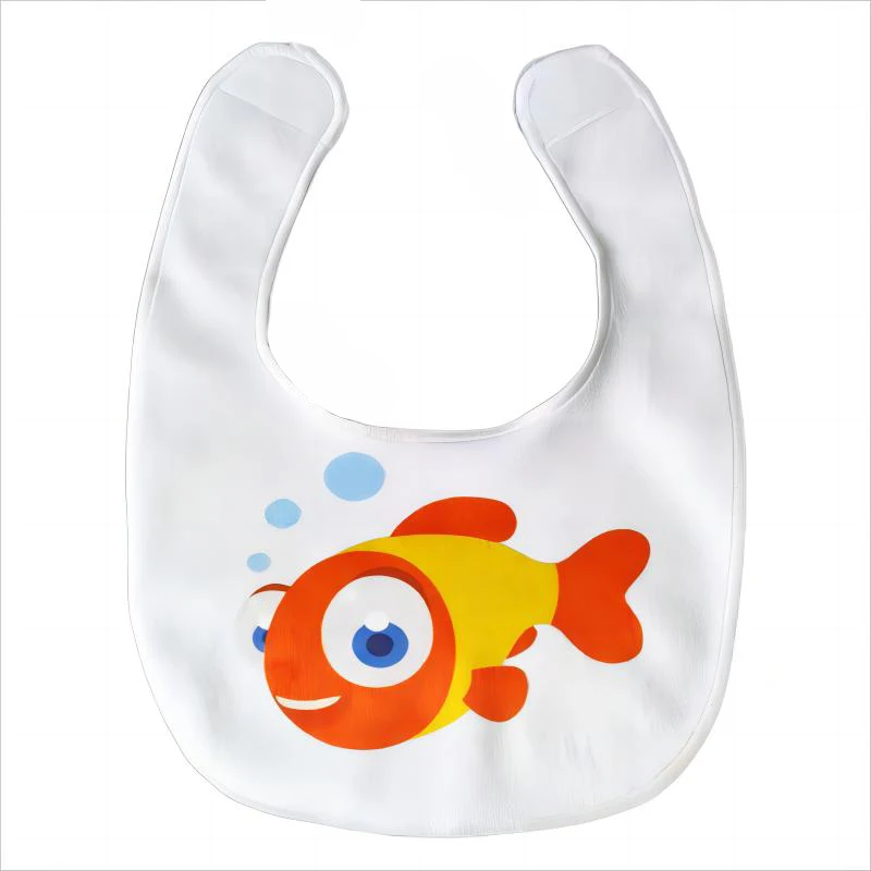 Free Shipping 50pcs/lot Sublimation Baby Bibs Blank For Custom Newborn Gifts