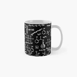 Science Chemistry Pattern Classic  Mug Design Tea Picture Coffee Cup Photo Printed Handle Round Gifts Simple Drinkware Image