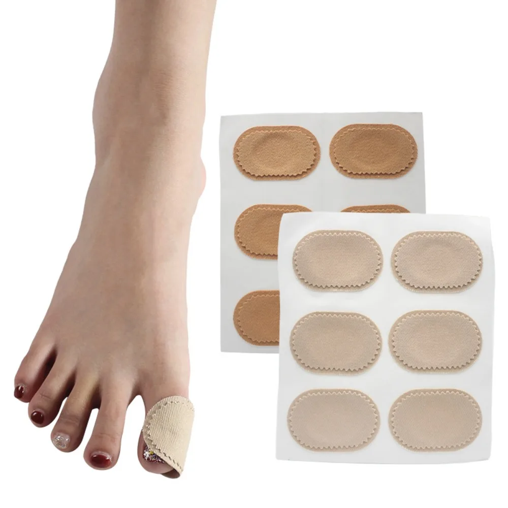 6pcs Anti Wear Pasting Toe Protector Chicken Eye Patch Invisible Patches Heel Protector Cushion Pad Toe Heel Protector Foot Care