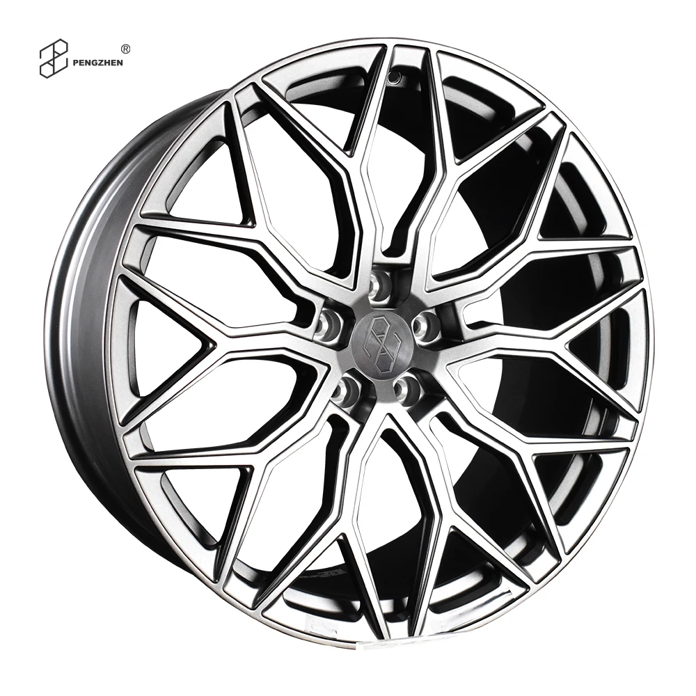 For  Dark Gun Gray in Powder Coating 20 21 22inch 5x120mm Forged Car Wheels for Land Rover Svr