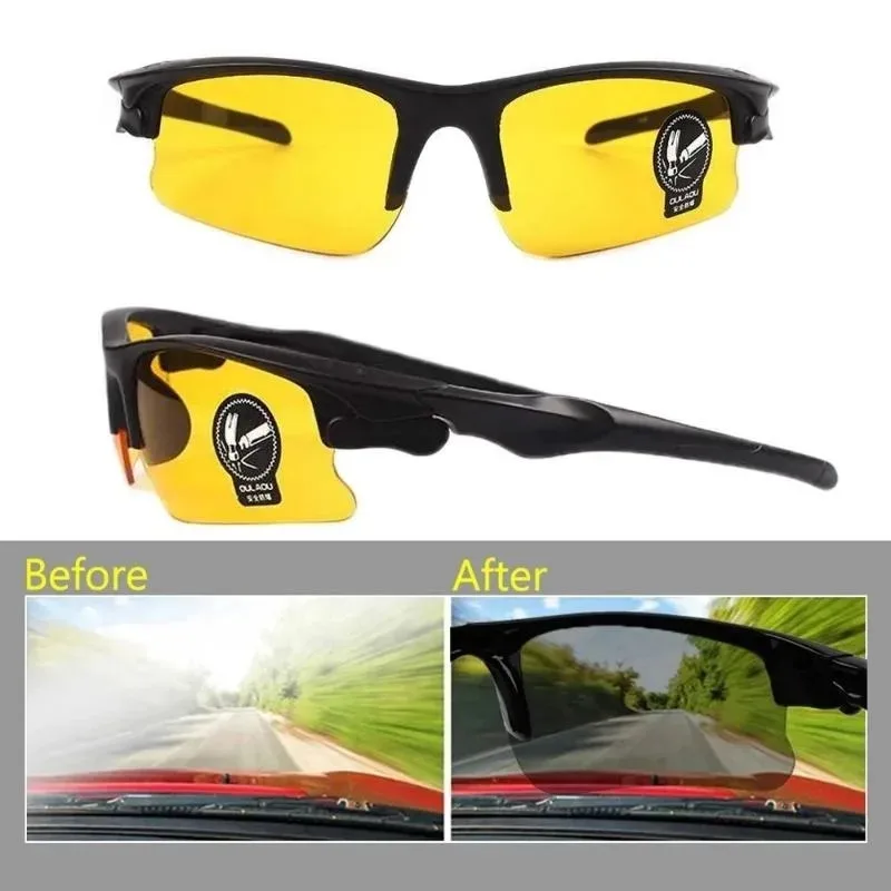 Männer Schutzbrille Anti-glare für Fahren Brille Gläser Outdoor Sport Reiten Motorrad Sonnenbrille UV400 Brillen – Detail 7