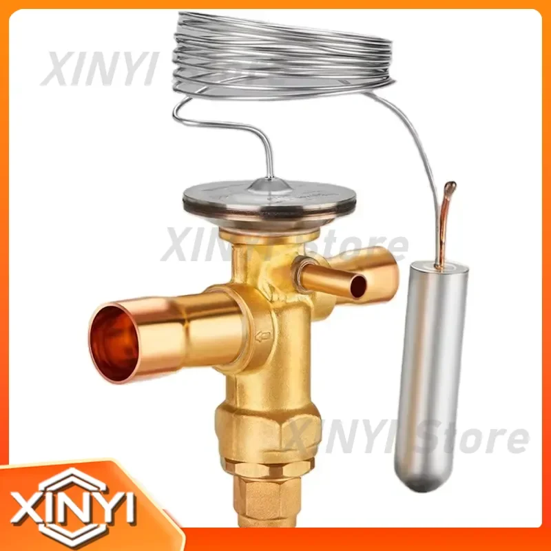 For SANHUA TXV Thermostatic Expansion Valve for R22 R407C HVAC Refrigeration System Air Conditioner Heat Pump Cooler Heat