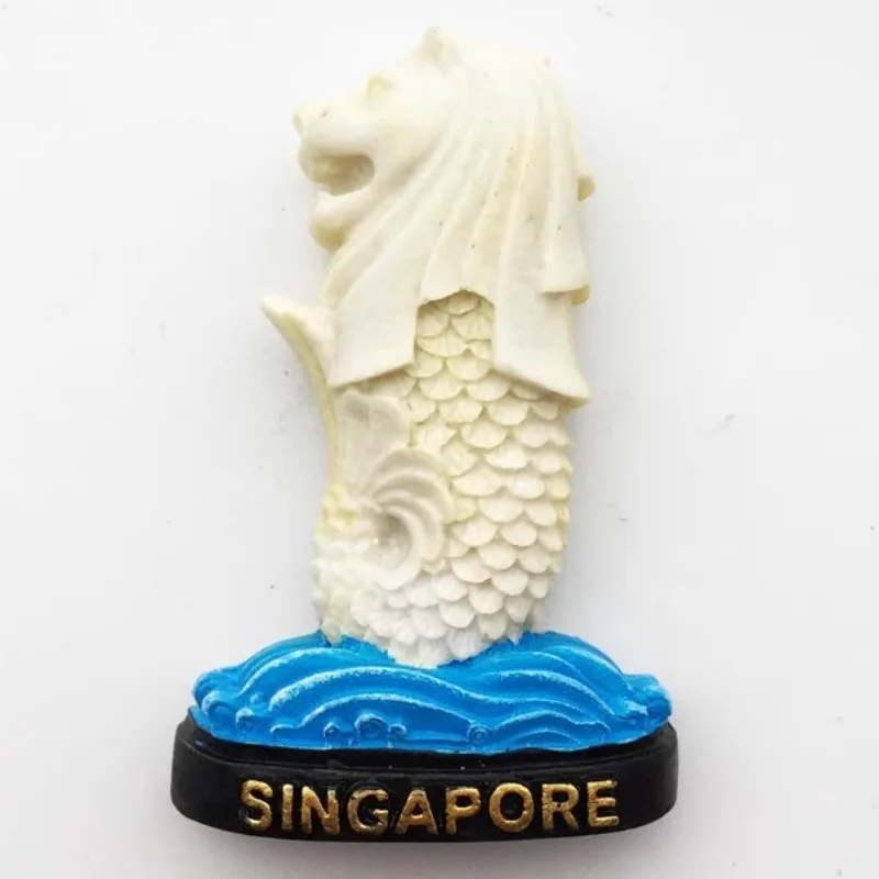 

Singapore Fridge Magnets Travelling Souvenirs Home Decor Wedding Gifts Message Board Magnetic Stickers Merlion Fridge Stickers