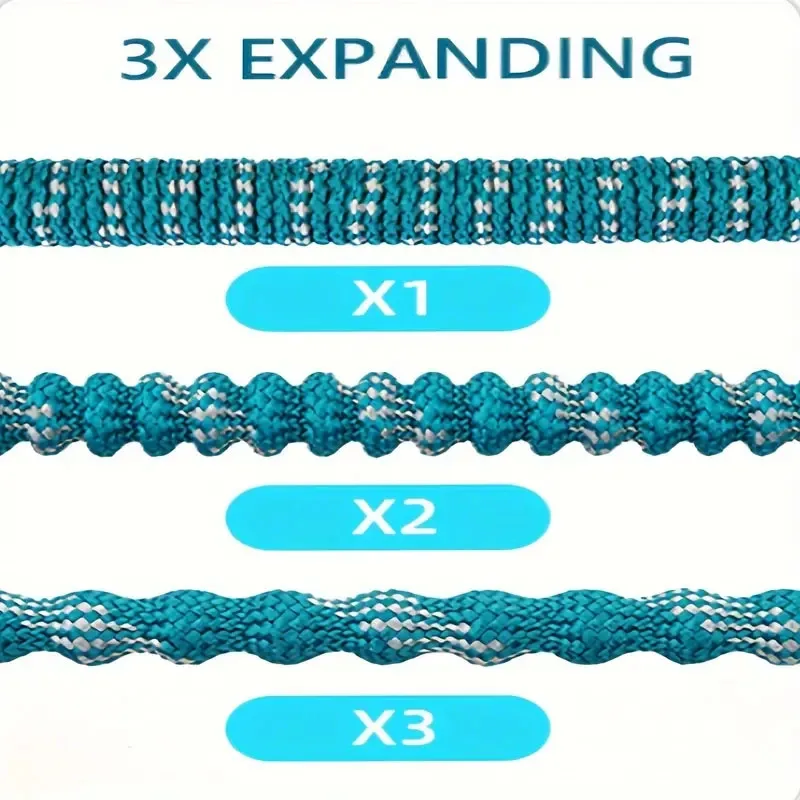 สายยางรดน้ำแบบขยายได้ แรงดันสูง สำหรับล้างรถ ปืนฉีดน้ำอเนกประสงค์ อุปกรณ์รดน้ำต้นไม้และทำความสะอาด 25 ฟุต-125 ฟุต