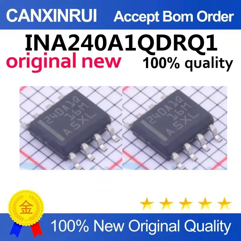 (5-100piezas)240A1Q INA240A1QDRQ1; New energy charging machine current amplifier IC chip SOP8 pin
