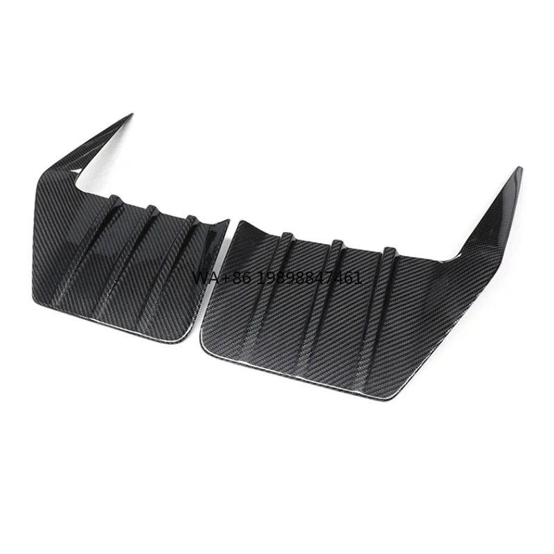 

For BMW M2 G87 Dry Carbon Fiber Rear Bumper Air Duct Bodykit Rear Bumper Vents Trims