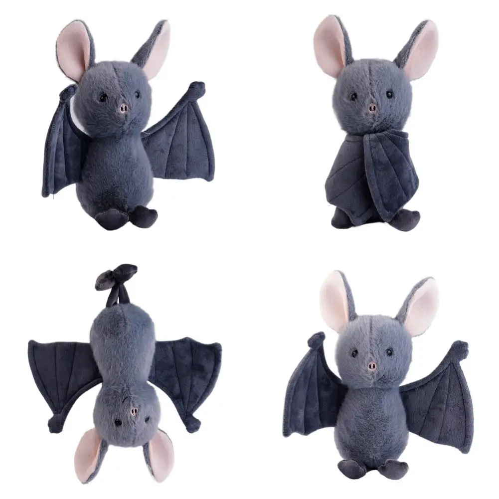 Cartoon Fledermaus Plüschtier Weiches Stofftier für Auto-Rückspiegel Hängende Dekoration Lustiges Design Flauschiger Hängender Fledermaus 20cm – Detail 7