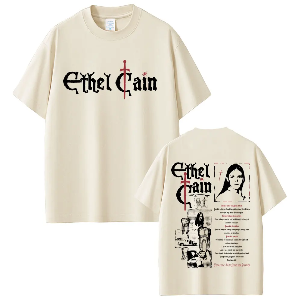 

Ethel Cain Preacher's Daughter Am I Making You Feel Sick T Shirt Men Women Hip Hop Vintage Gothic Short Sleeve Tshirt Streetwear
