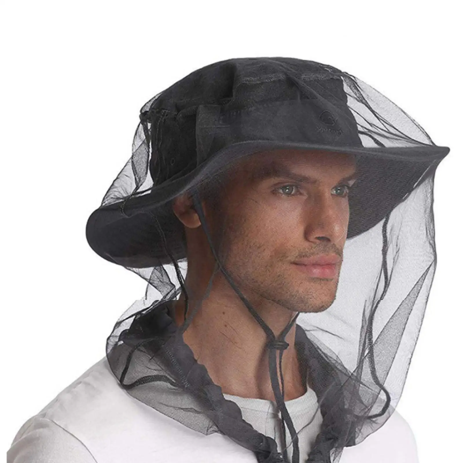 Outdoor Fishing Cap Anti Mosquito Bee Insect Hat Bug Hats Protector Supplies Face Hiking Camping Travel Mesh Garden Ne R3n4