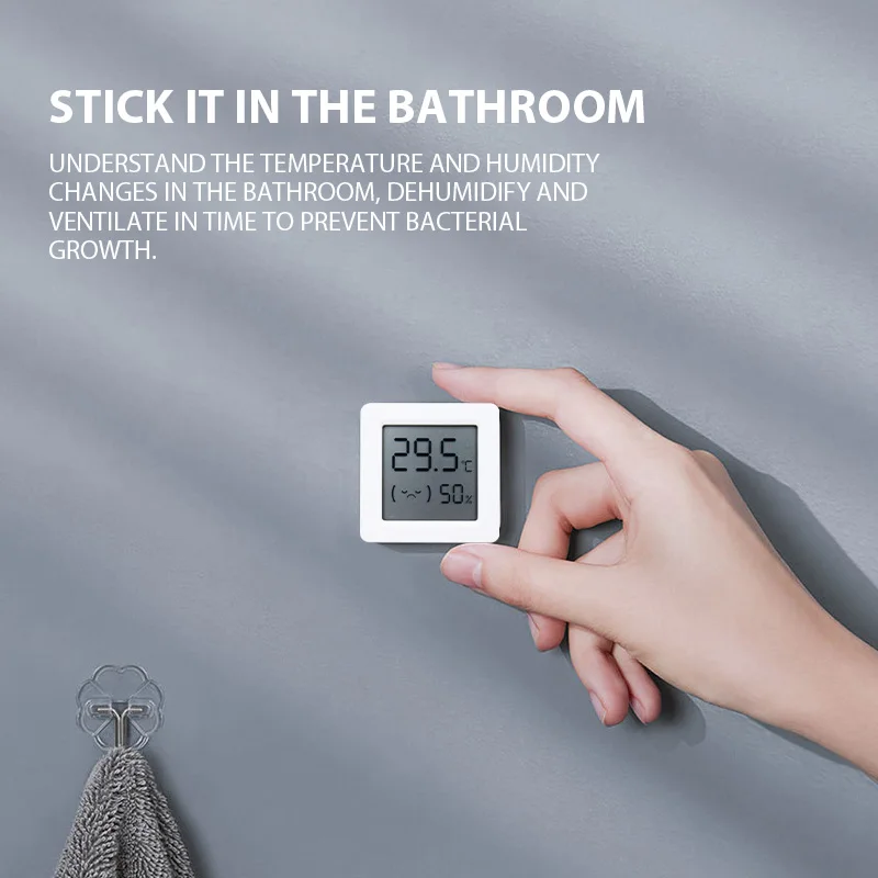 Cozylife Mini LCD Digital Thermometer Hygrometer Indoor Room Temperature Humidity Meter Sensor Gauge Weather Station for Home