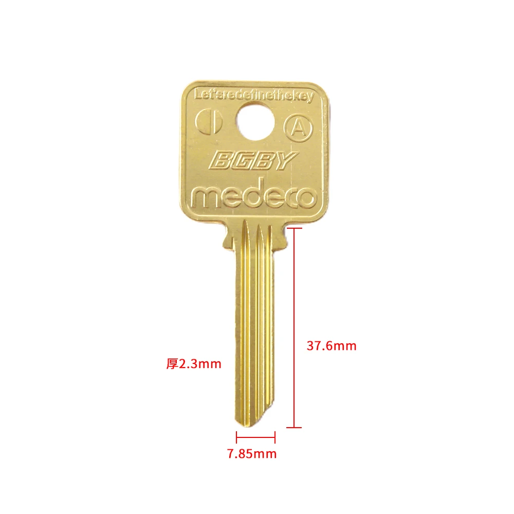 5 Piece Residential Key Blanks For Medeco 214A House and Everyday Key Blanks Uncut Key Blanks Locksmith’s Supplies
