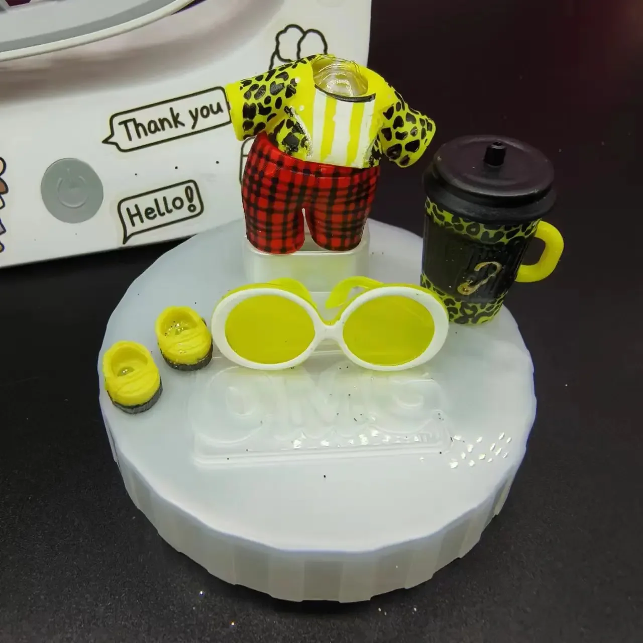 LOL doll accessories set doll doll DIY accessories including doll clothes, shoes, glasses, milk bottle accessories