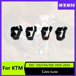 4pcs Motorcycle Cable Clamps Wire Holder Line Management Clip Wires Arrangement Protector Fixer Mount Attache For KTM HUSQVARNA