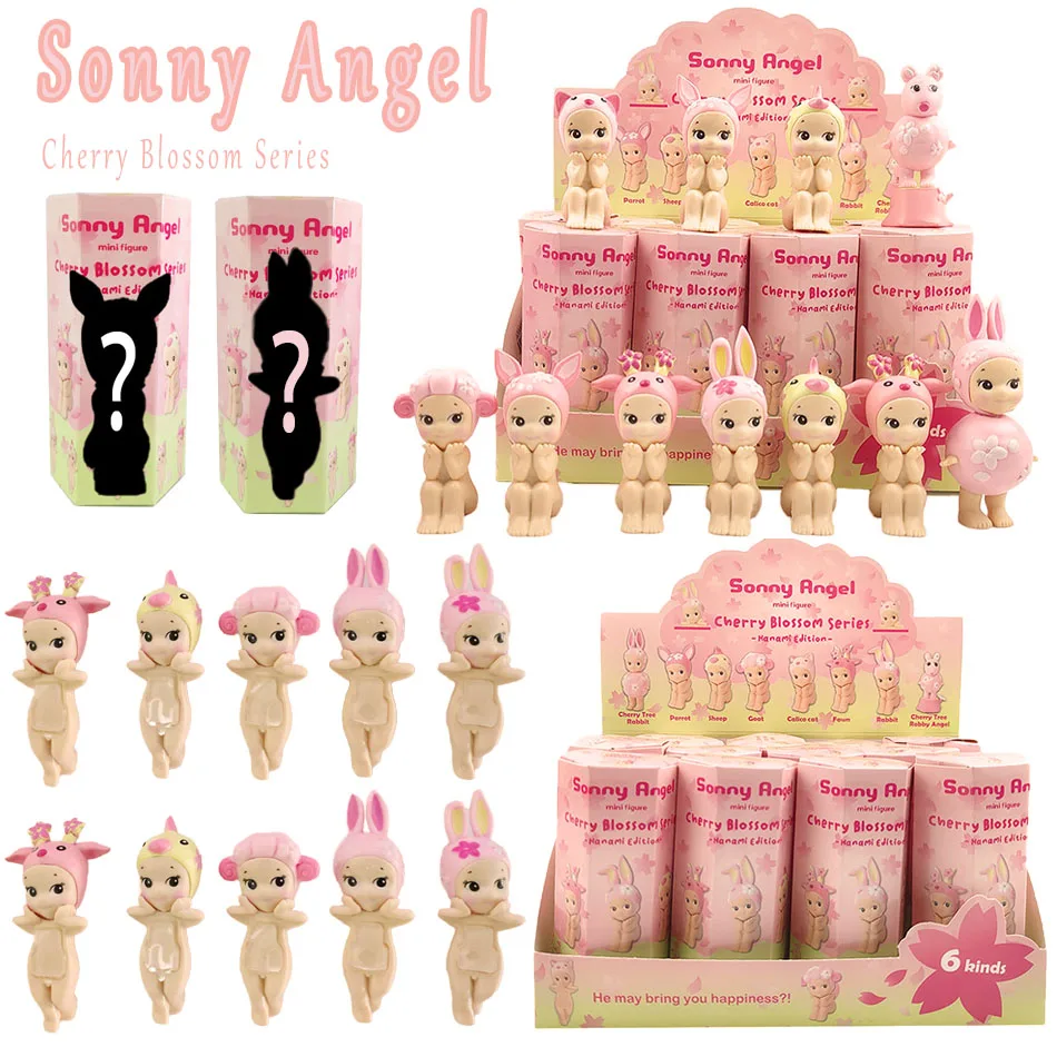 NewCherry Blossom Series Caixa Cega Hippers Mini Figura Cherry Blossom Series Action Figure Brinquedos Para Fãs Crianças Presente de Natal