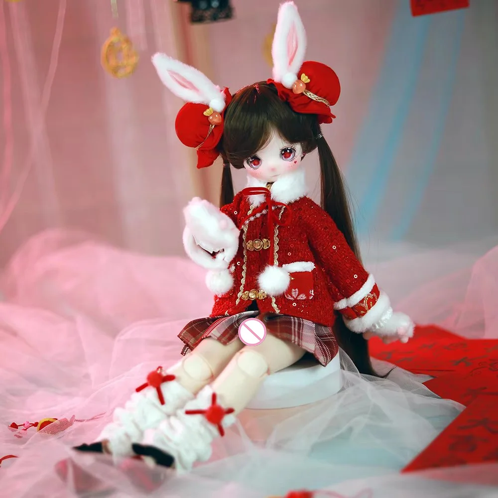 Tamako DBS Doll 1/4 BJD Dream Fairy Match Girl Resin Anime Figure Carton Lala Ruru Egg ACGN SD Collection Toy