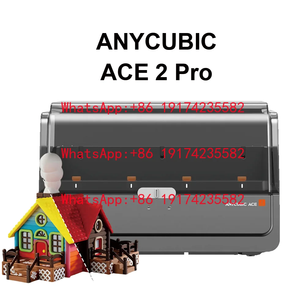 ACE 2 Pro 4-Color AMS Filament System 65℃ Drying For Kobra S1 Max/X/3 3D Printer Filament Dryer Box Brushless Motor